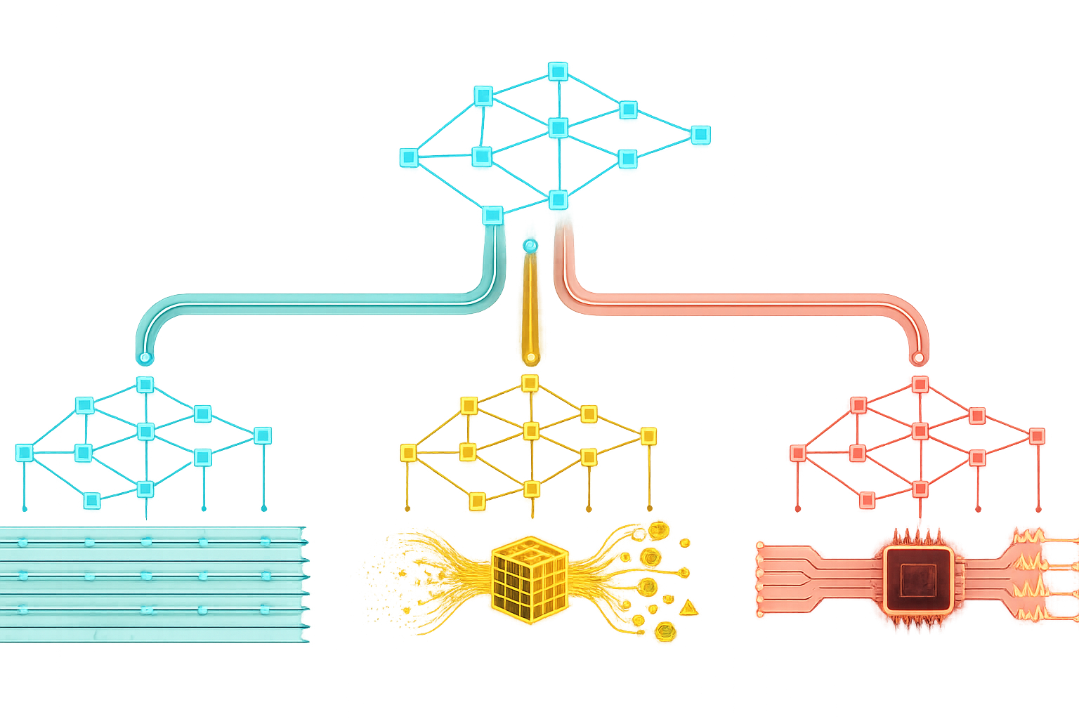 One architectural graph with multiple runtimes